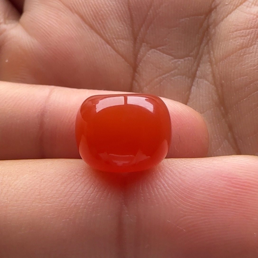 南红玛瑙未镶嵌墩子11.6x8.8