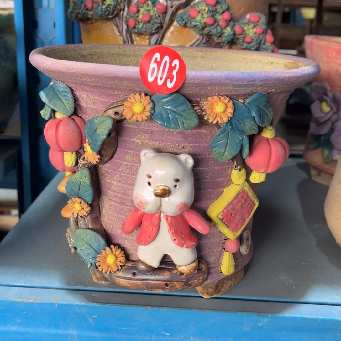 陶瓷603 号陶然花盆厂家直销
