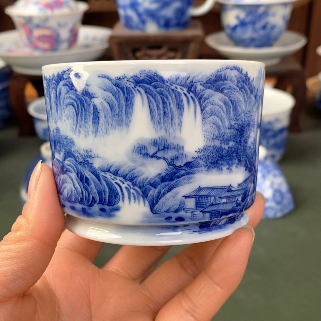 杯景德镇陶瓷手工手绘