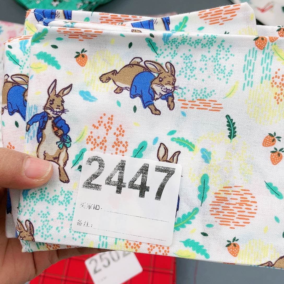 3片纯棉平布45.50一片果子布艺