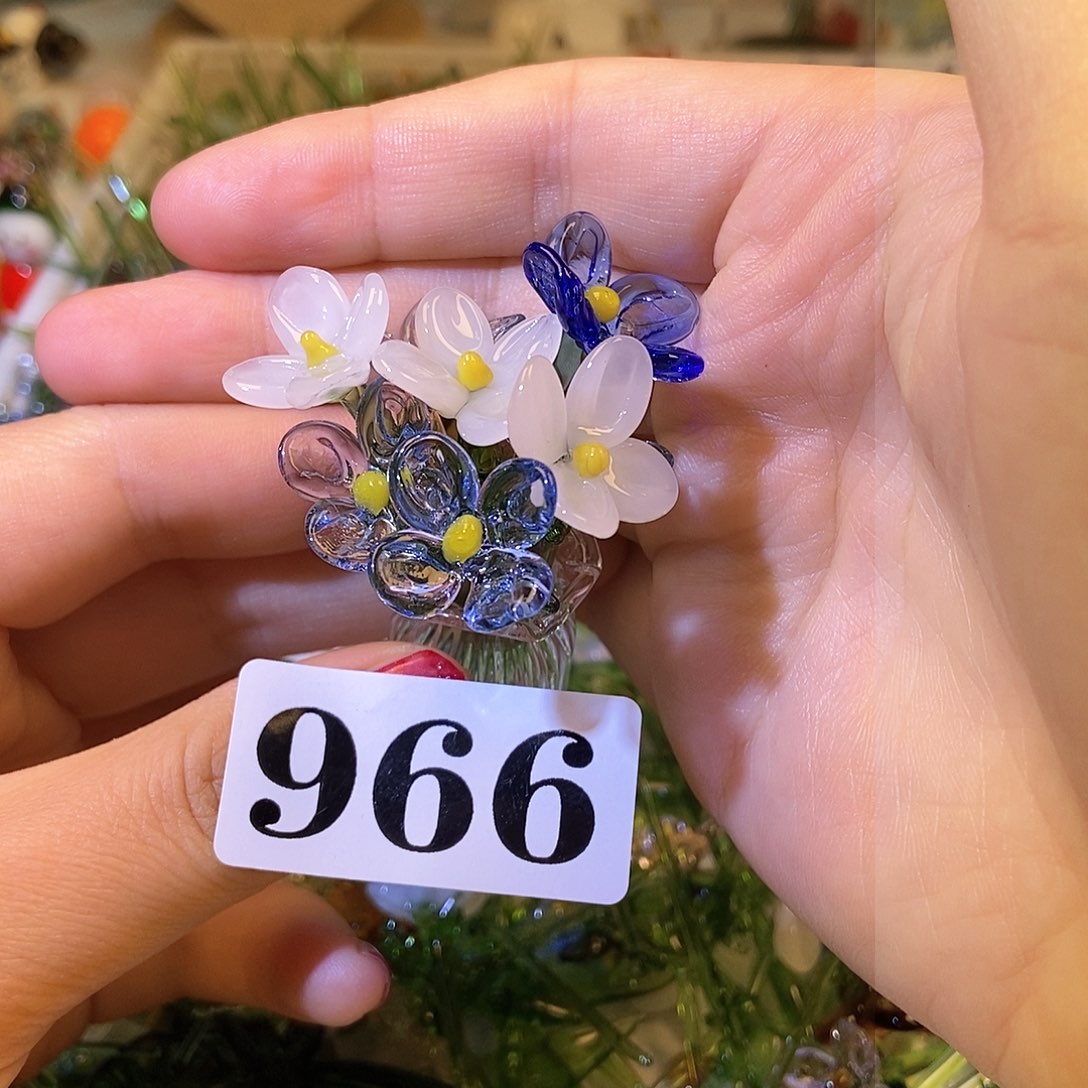 琉璃手工艺品966花瓶