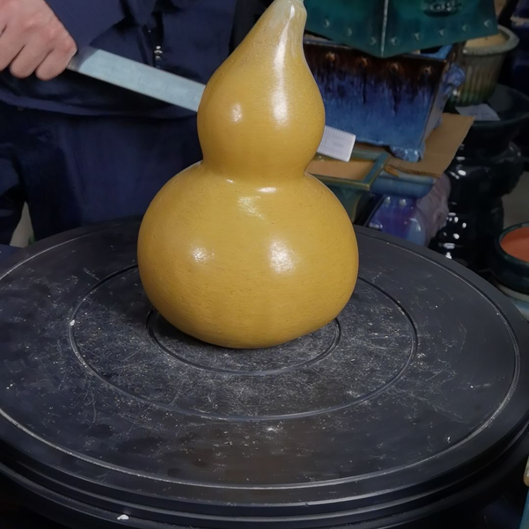 最大直径15高24石湾花盆默认微瑕