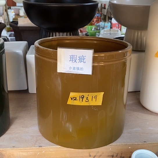 紫砂花盆瑕疵花盆有孔