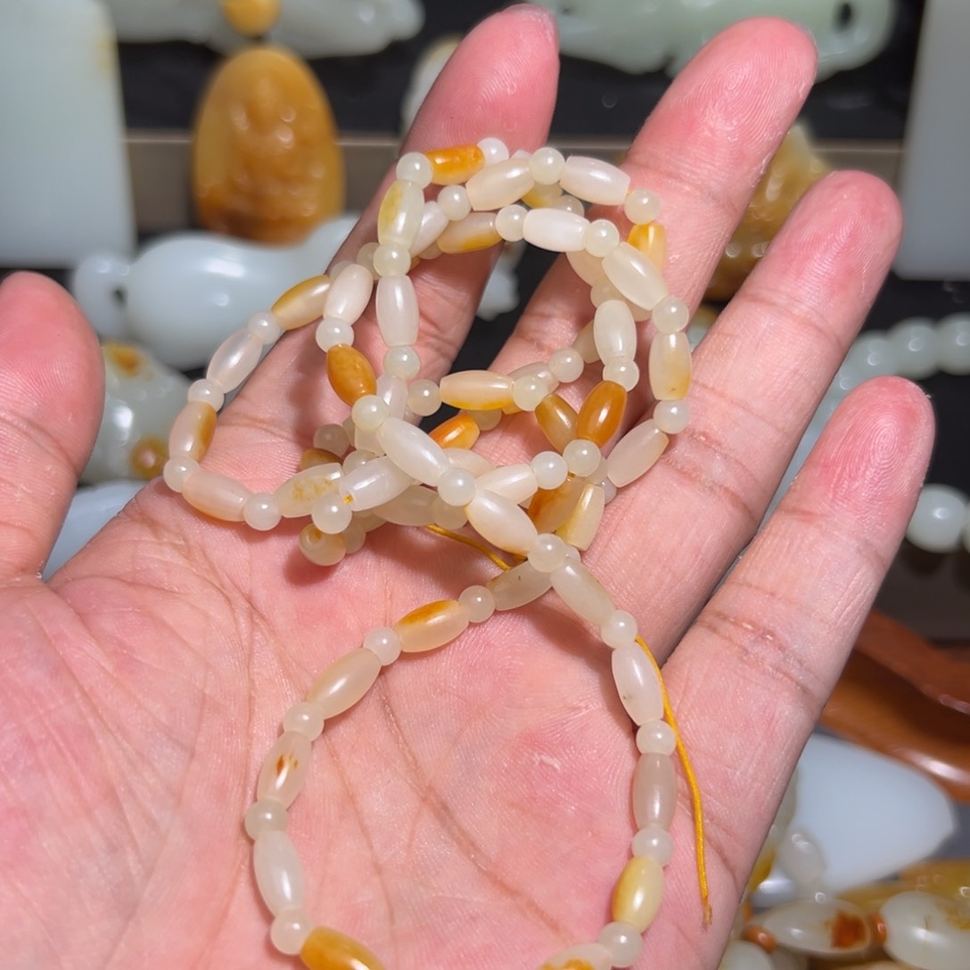 和田玉颈饰未镶嵌欣*