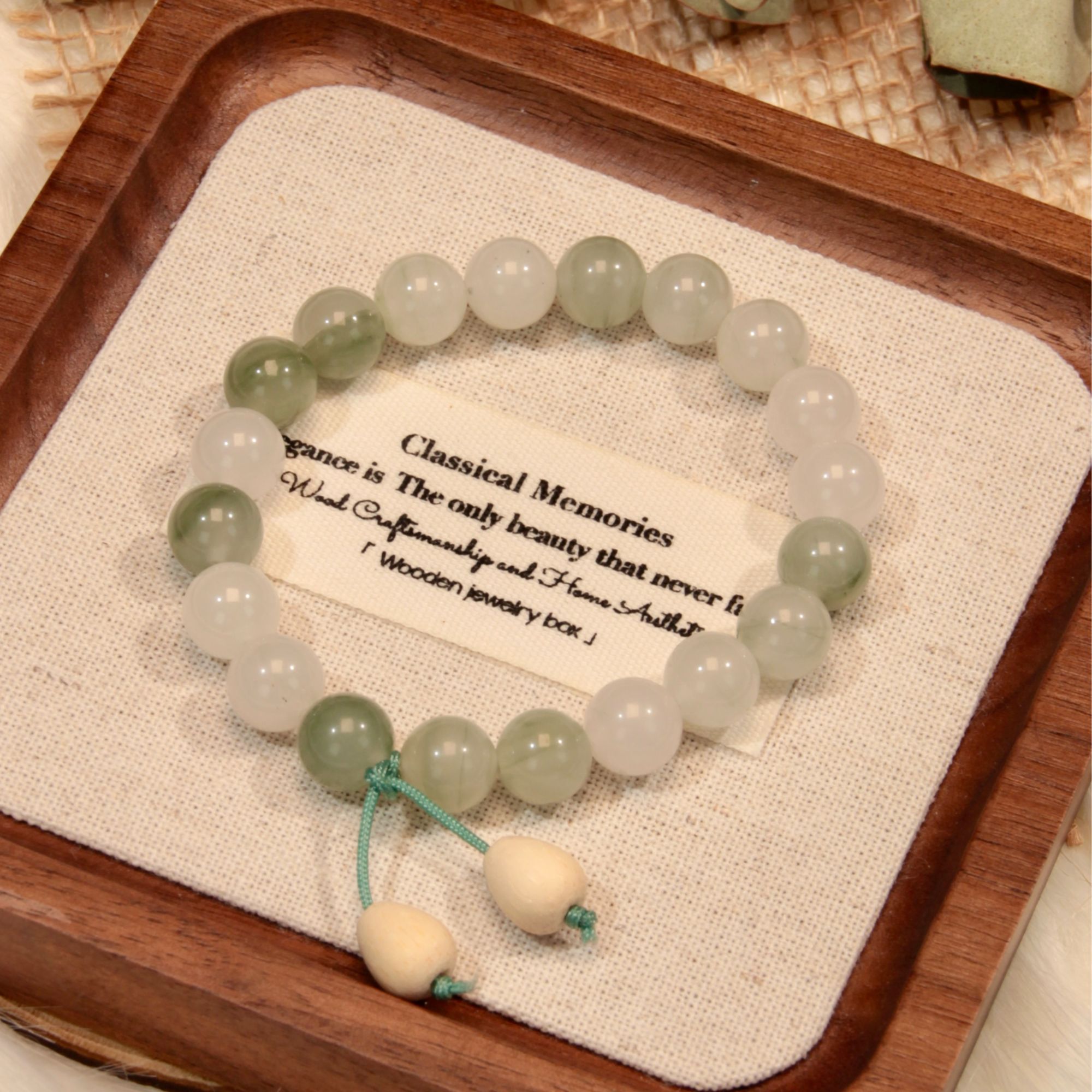 【天山翠】天然天山翠手串精致气质手链 多样性发其一s1112