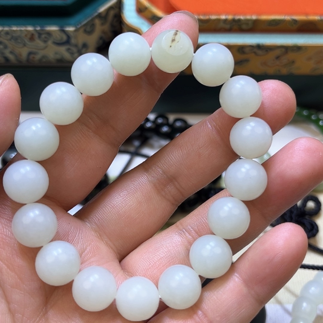 和田玉手链未镶嵌