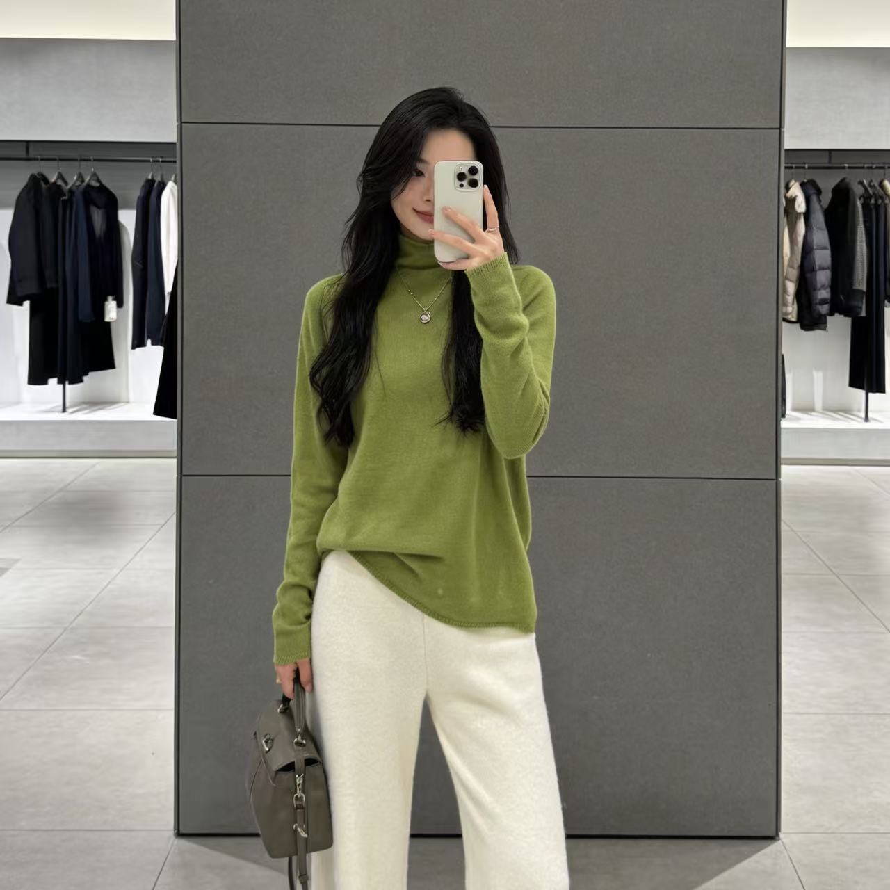 100羊毛！胸96-140长65（部分无三标介意慎拍）羊毛衫JJ 4789