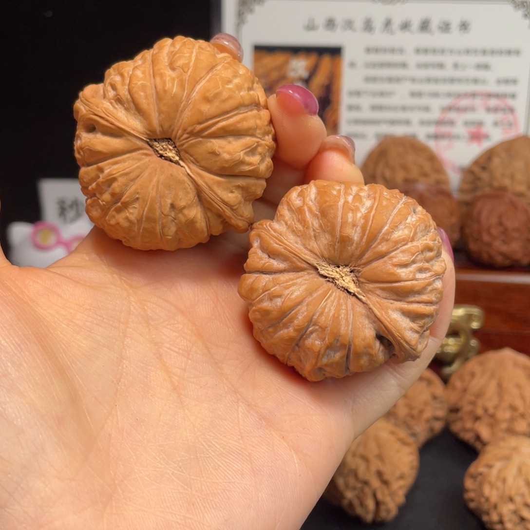 文玩核桃吊坠南瓜墩44尺