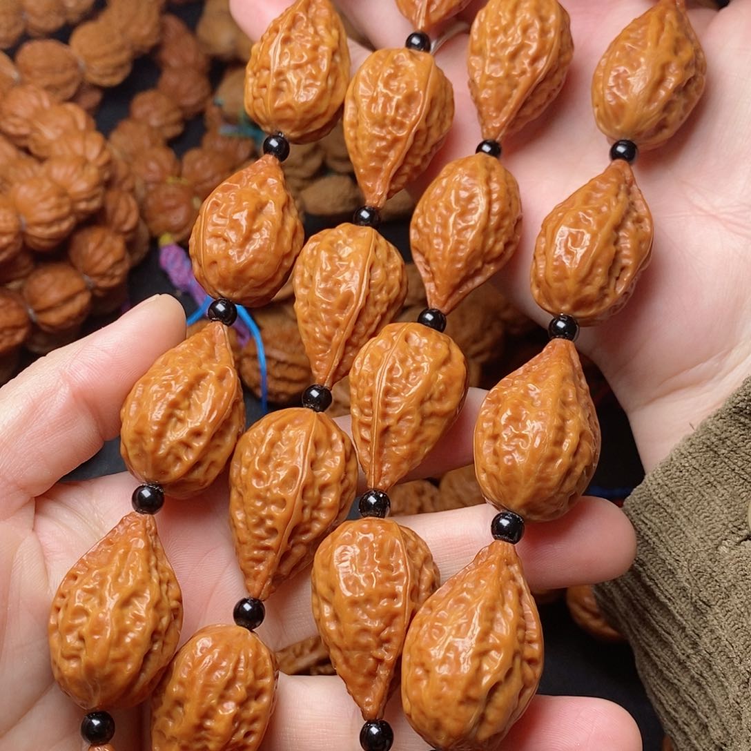 【闪购商品】文玩核桃吊坠雨滴脖挂22