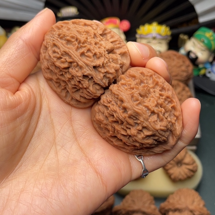 吊坠文玩核桃风*画43尺全家福克重贼足克差无精品2013