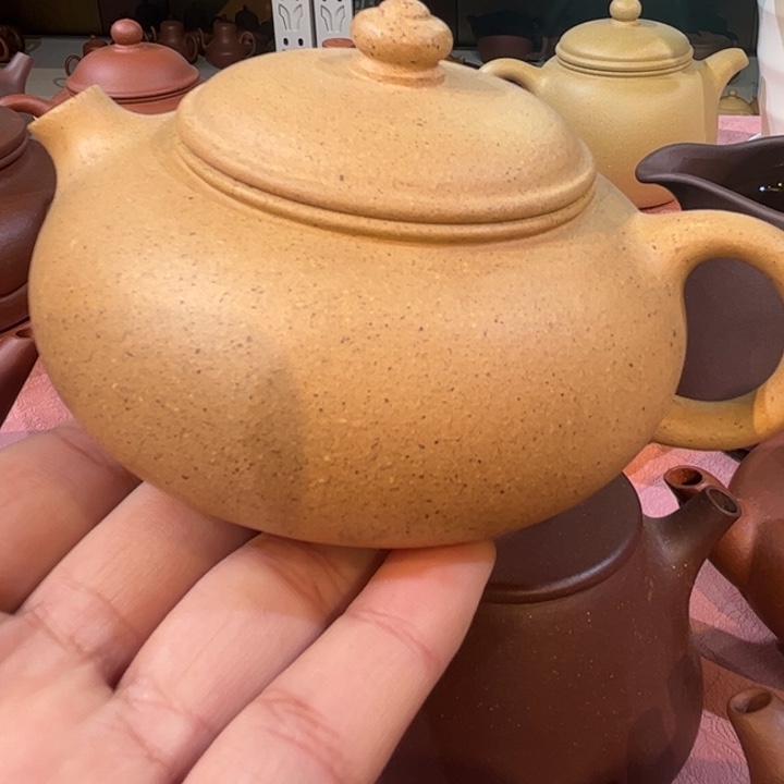 茶壶紫砂芝麻段扁西施150cc