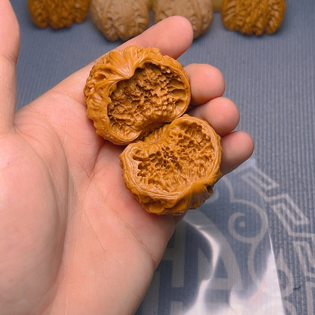 唐***李文玩核桃把件蛇头