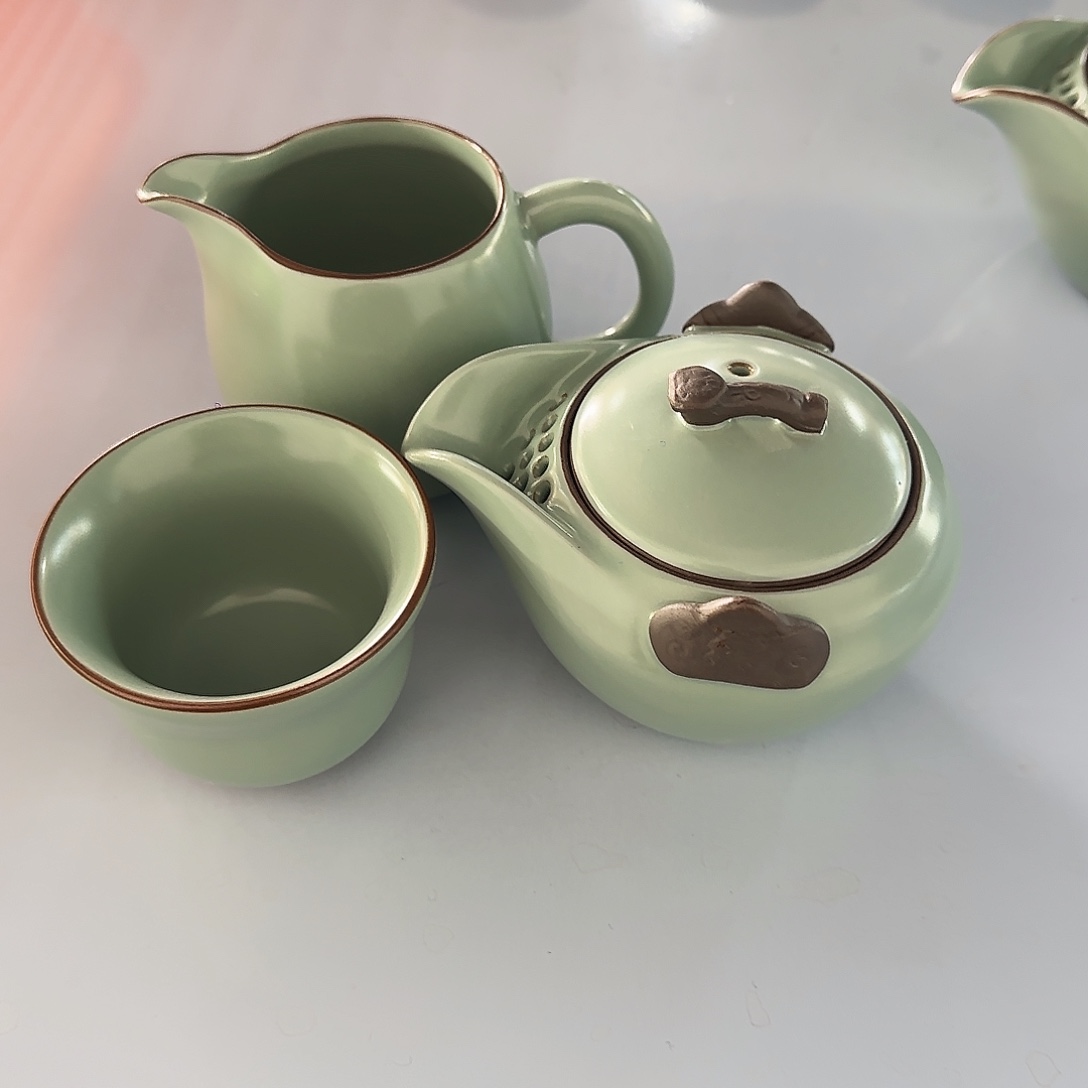 瓷片开播浮力，小微瑕。