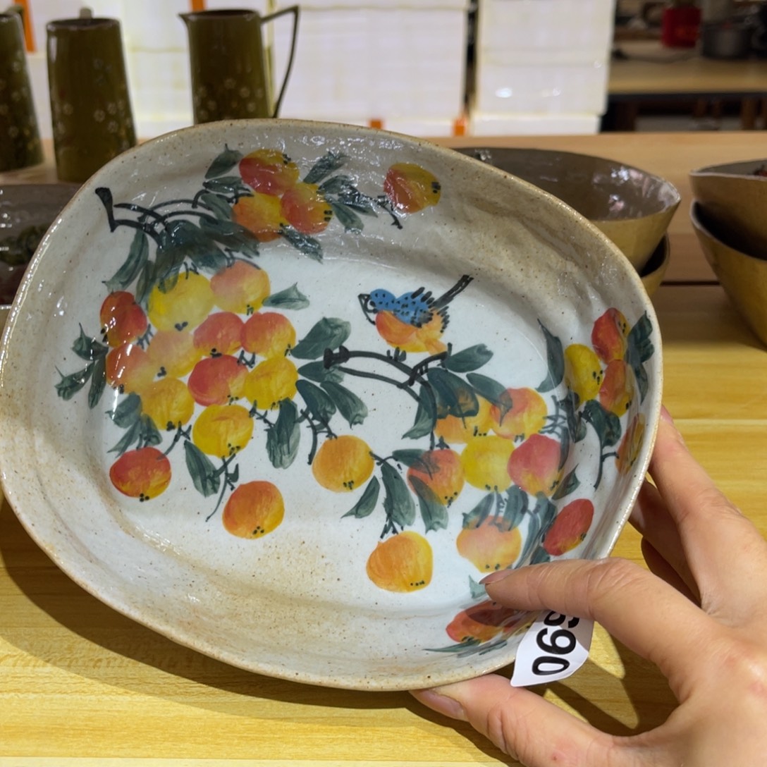 仙****瓷片景德镇手工制作微瑕