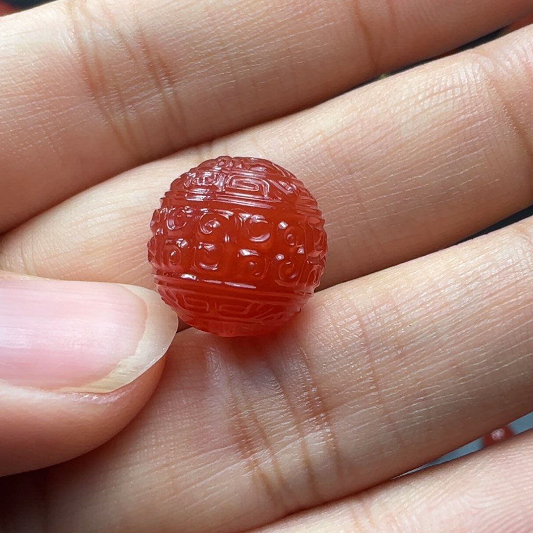 南红玛瑙珠子未镶嵌