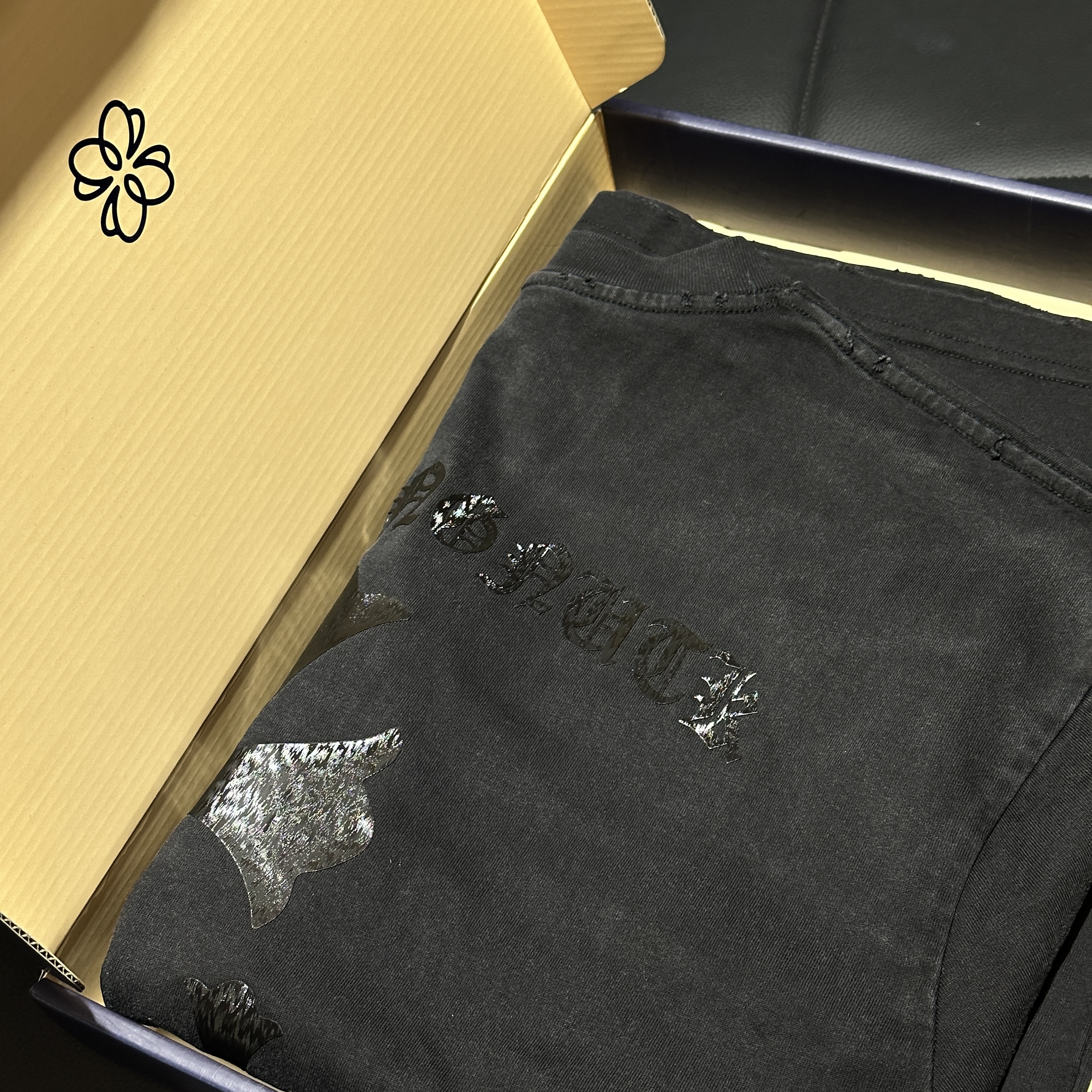 【17号链接-重工皮标】SWAG男装夏季欧货潮牌短袖T恤高级感2547