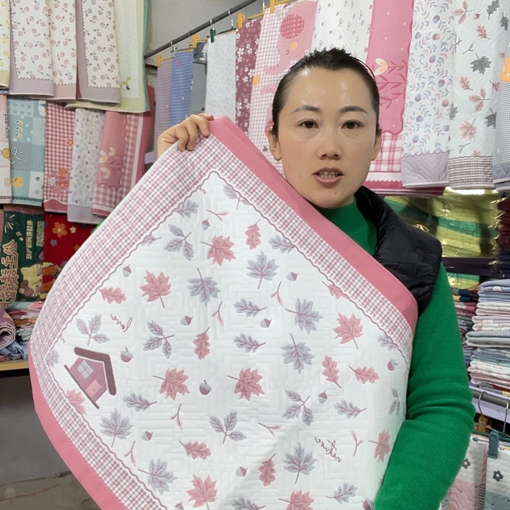 棉特价粉色小枫叶