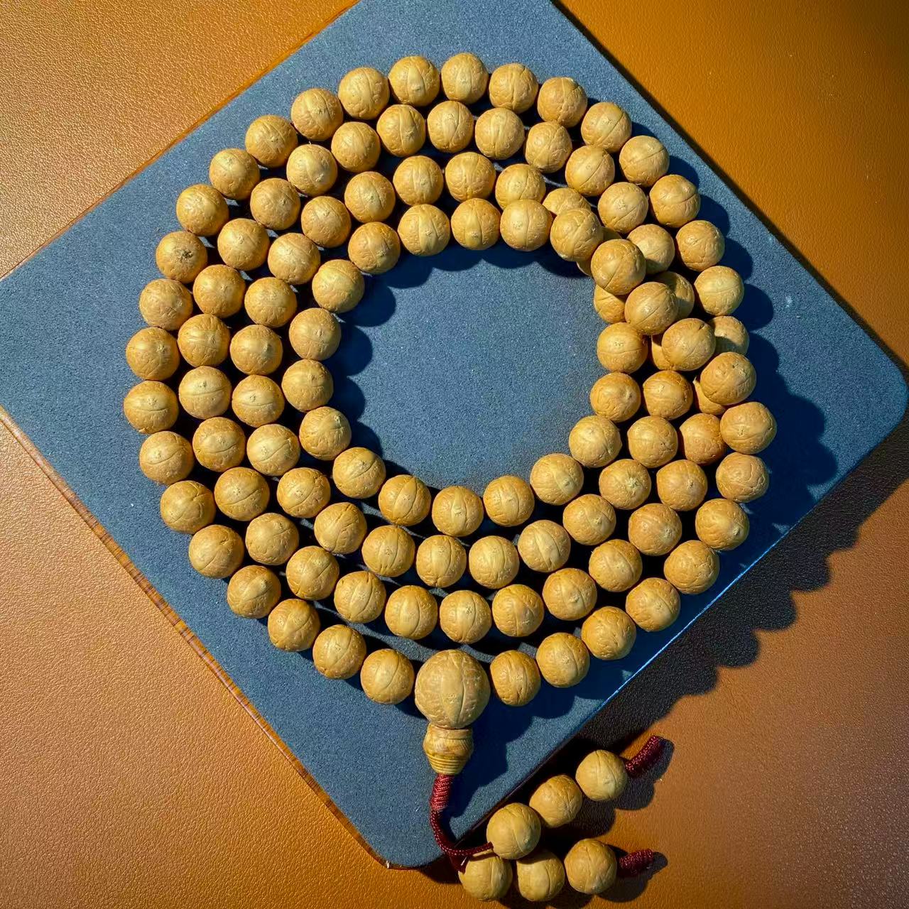 【凤眼108颗】12.5mm精挑尼泊尔凤眼菩提高油高密108念珠