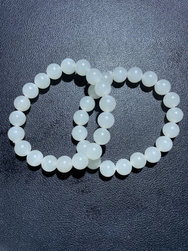 和田玉新疆山流水手串10mm只此2条不多的新疆料福利串多样性发一