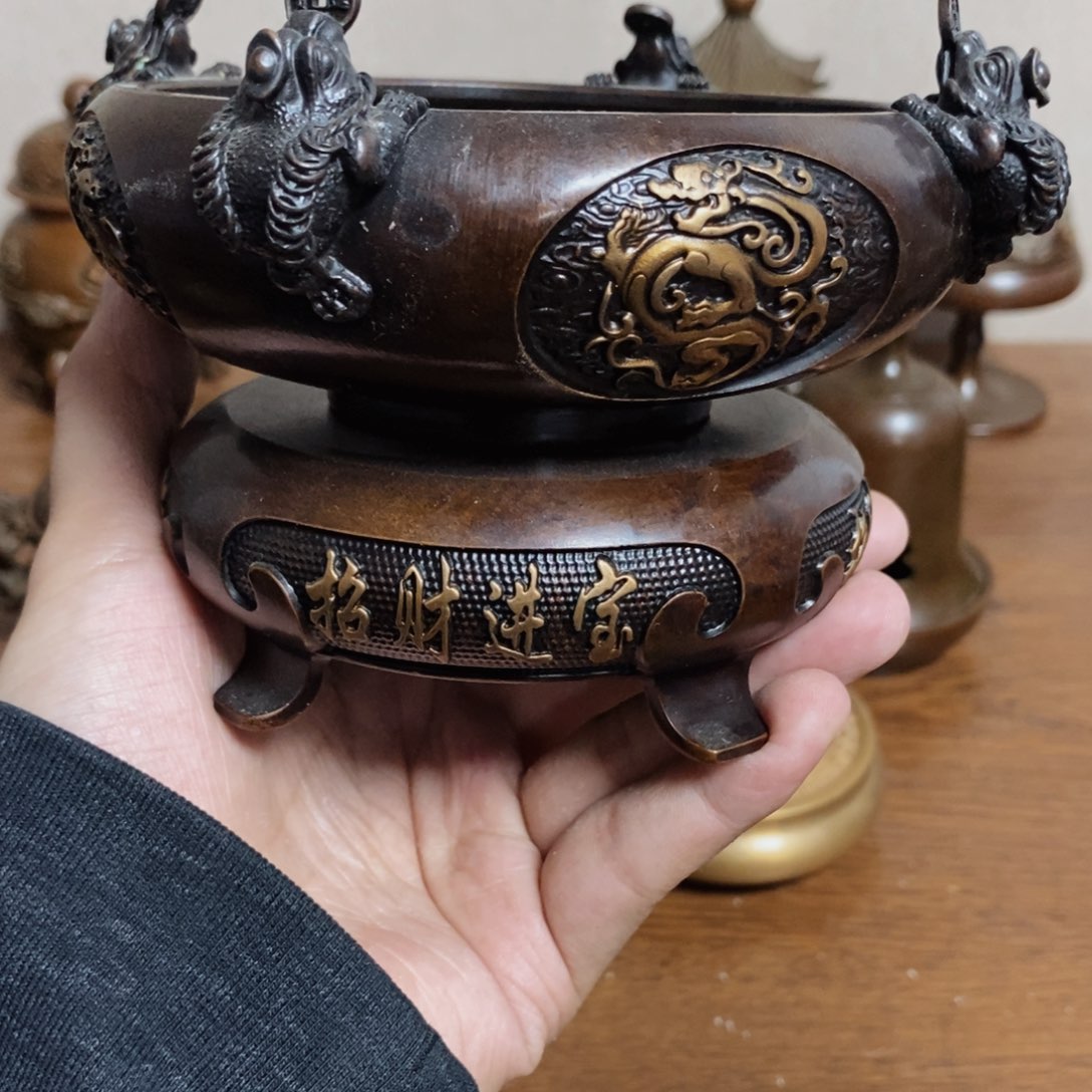 铜盛世铜炉铜器香炉工艺品