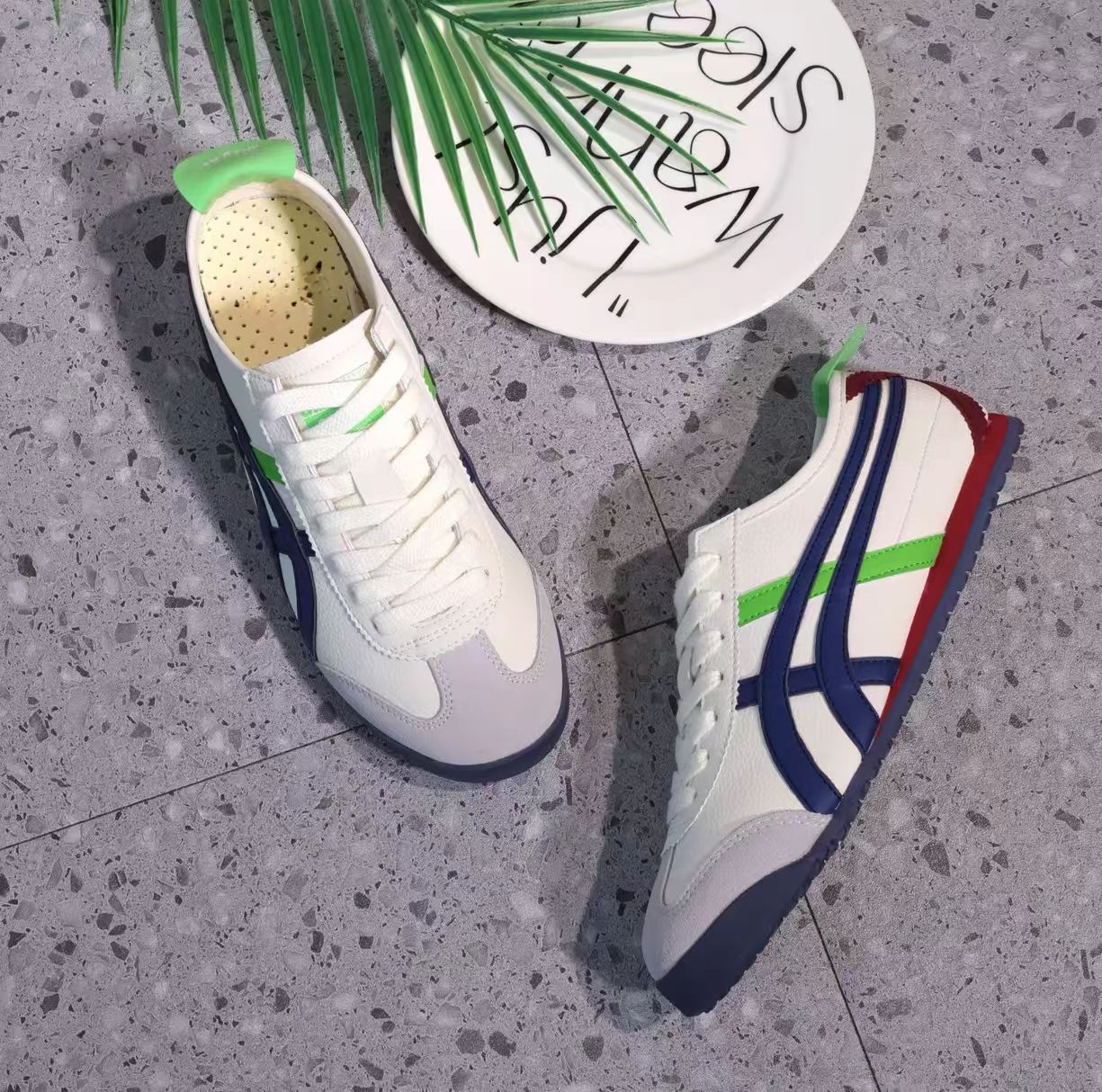 新款情侣帆布鞋夏季一脚蹬运动 休闲百搭时尚软底阿甘透气复古虎