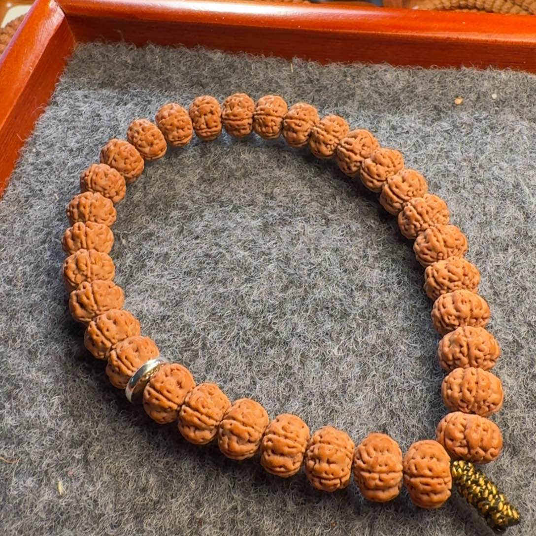 金刚菩提手串飞碟紫皮老树王十挑一