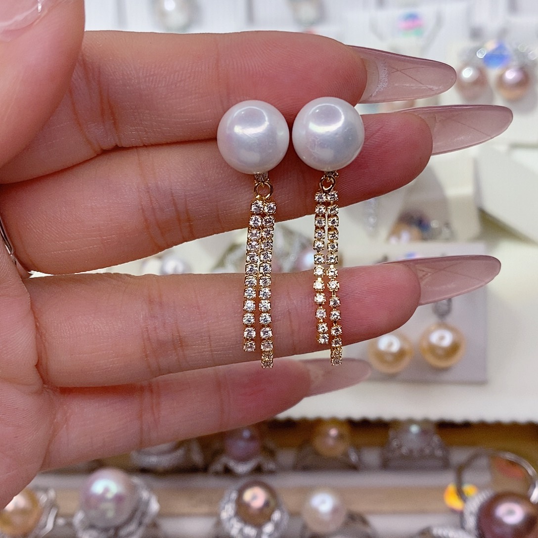 耳饰未镶嵌淡水珍珠