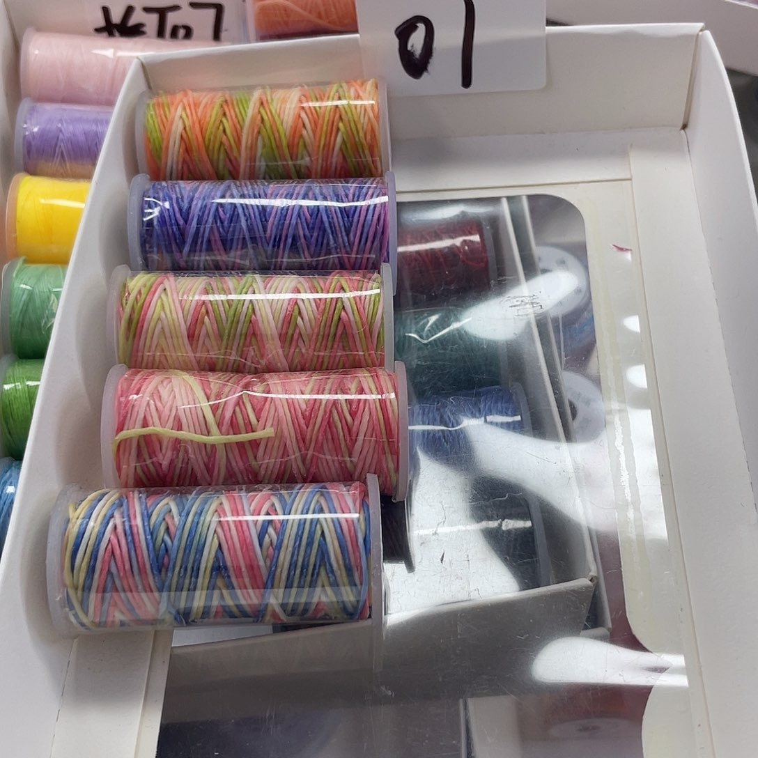 聚酯纤维01泰蜡5色1.0mm12克