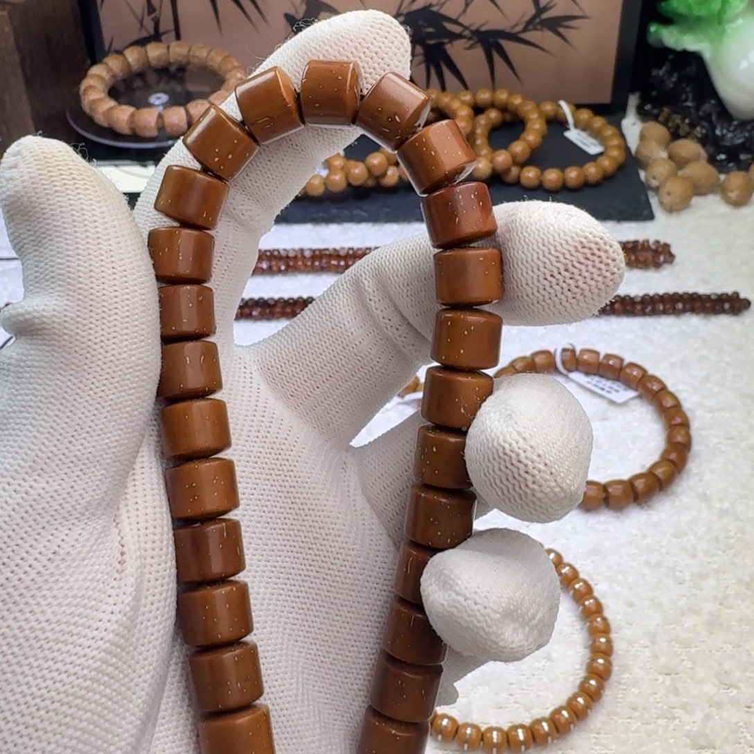 随***欲紫金鼠手串实心单圈直切2838