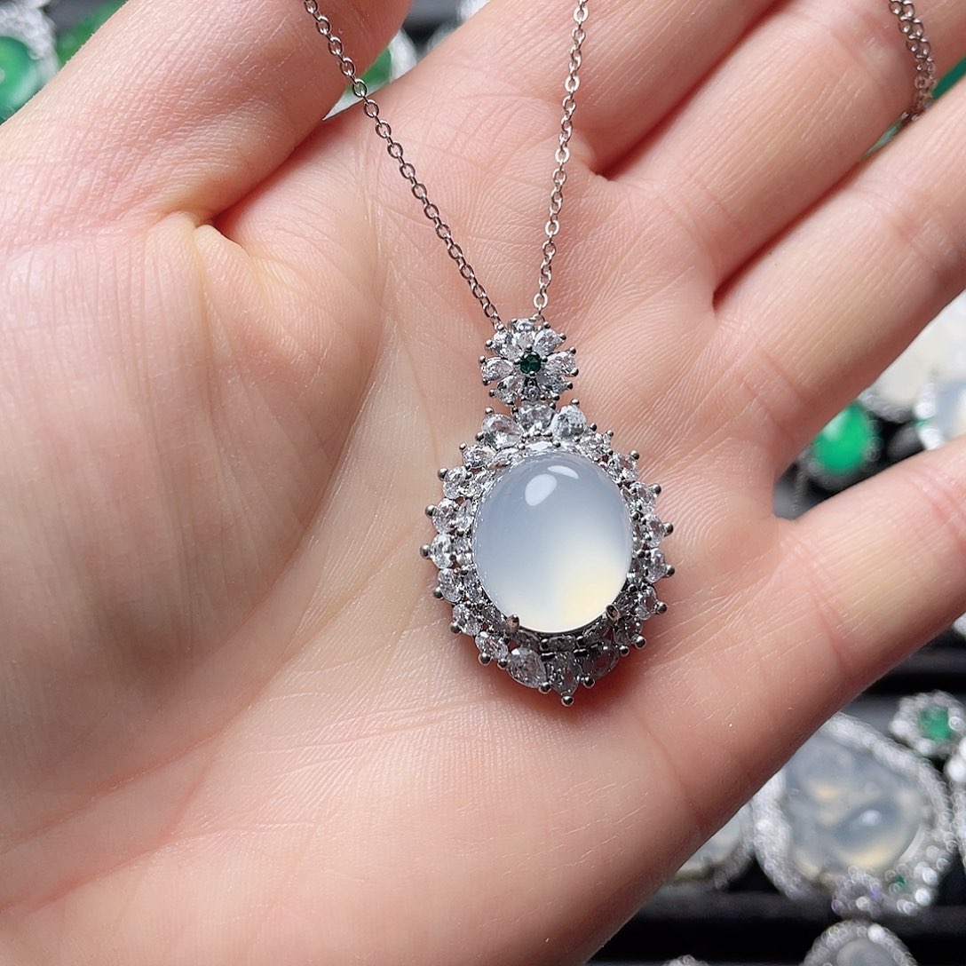 玛瑙/玉髓挂件合金