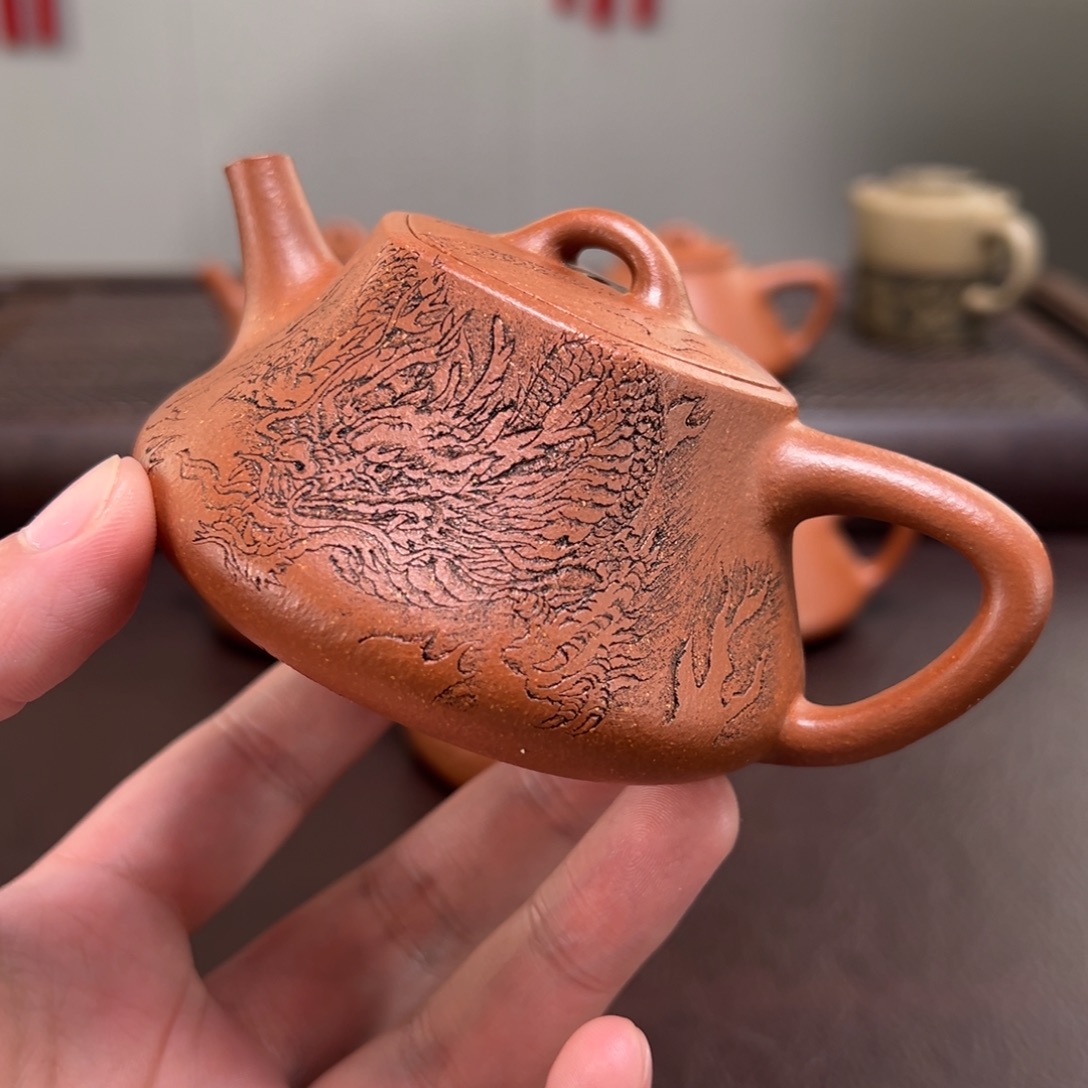 滑***机茶壶紫砂宜兴紫砂壶的制作