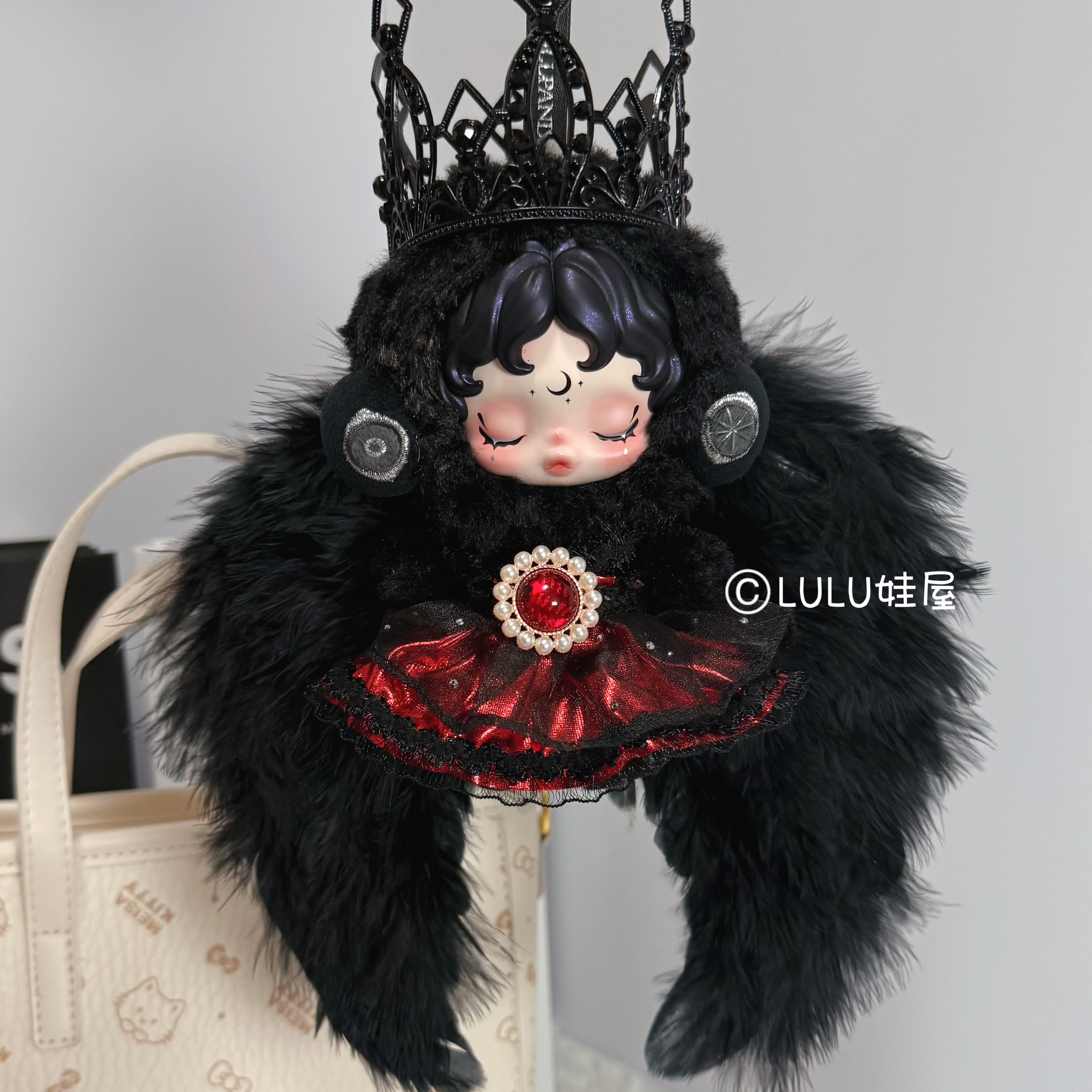 SP不眠剧场娃衣星夜之眸衣服10cm毛绒玩偶盲盒挂件着替皇冠羽翅膀