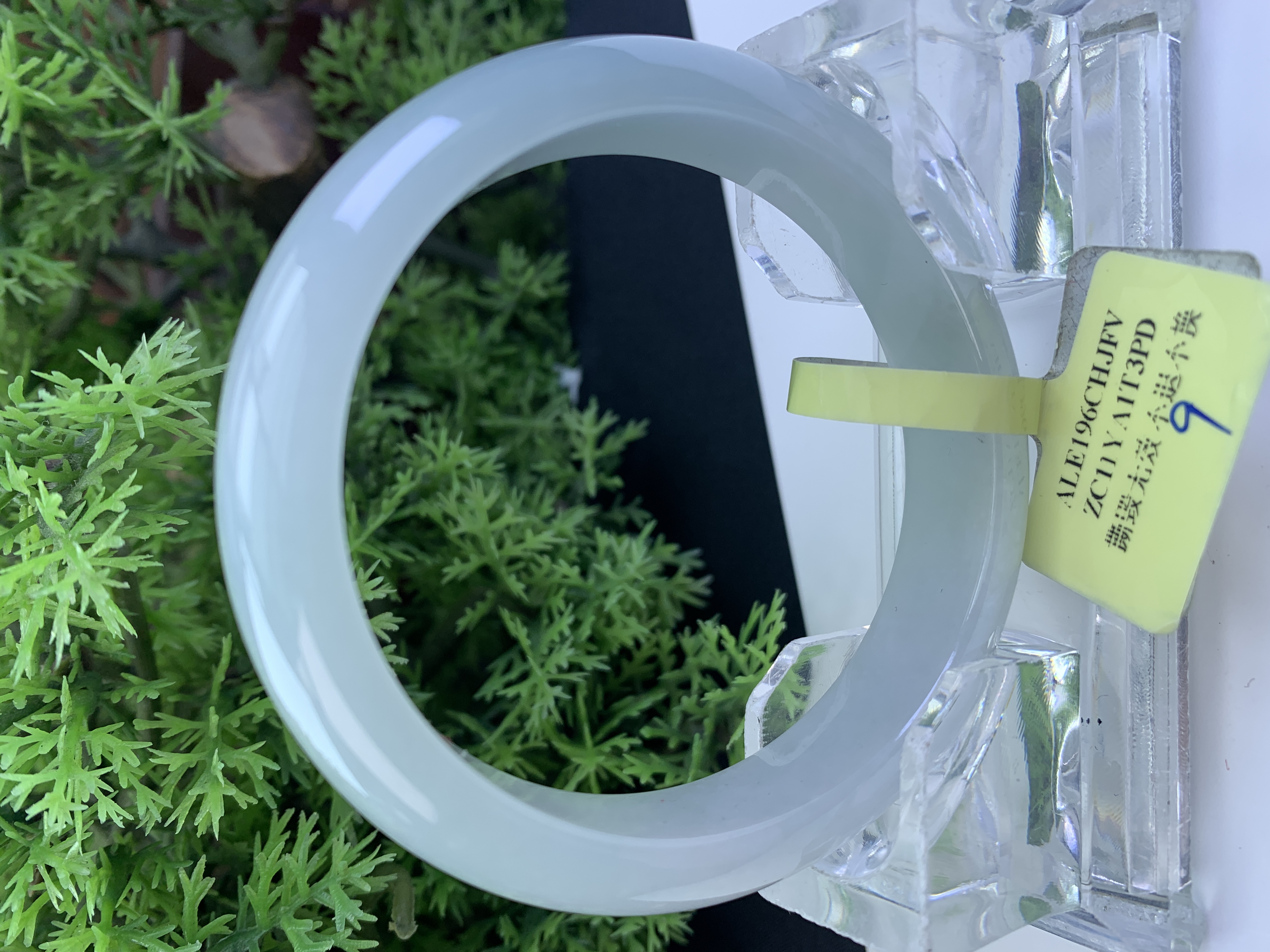 【刘思懿】天然缅甸A货翡翠手镯-X-9