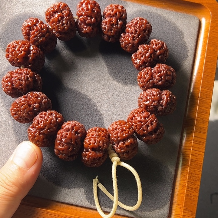 金刚菩提手串龙尊夹板大金刚超头26