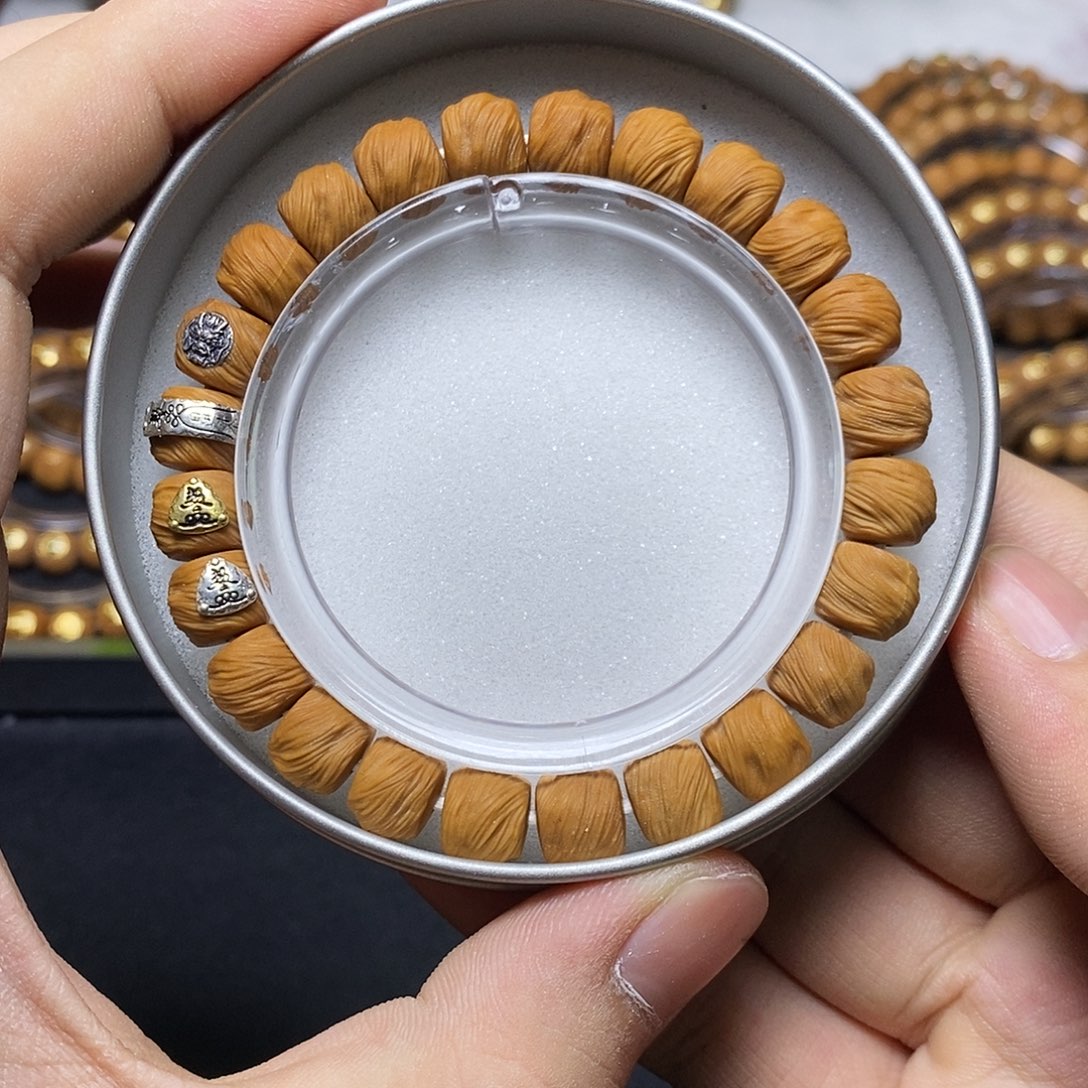 猴头核桃手串四标鬼印无相尺寸10+单号14号