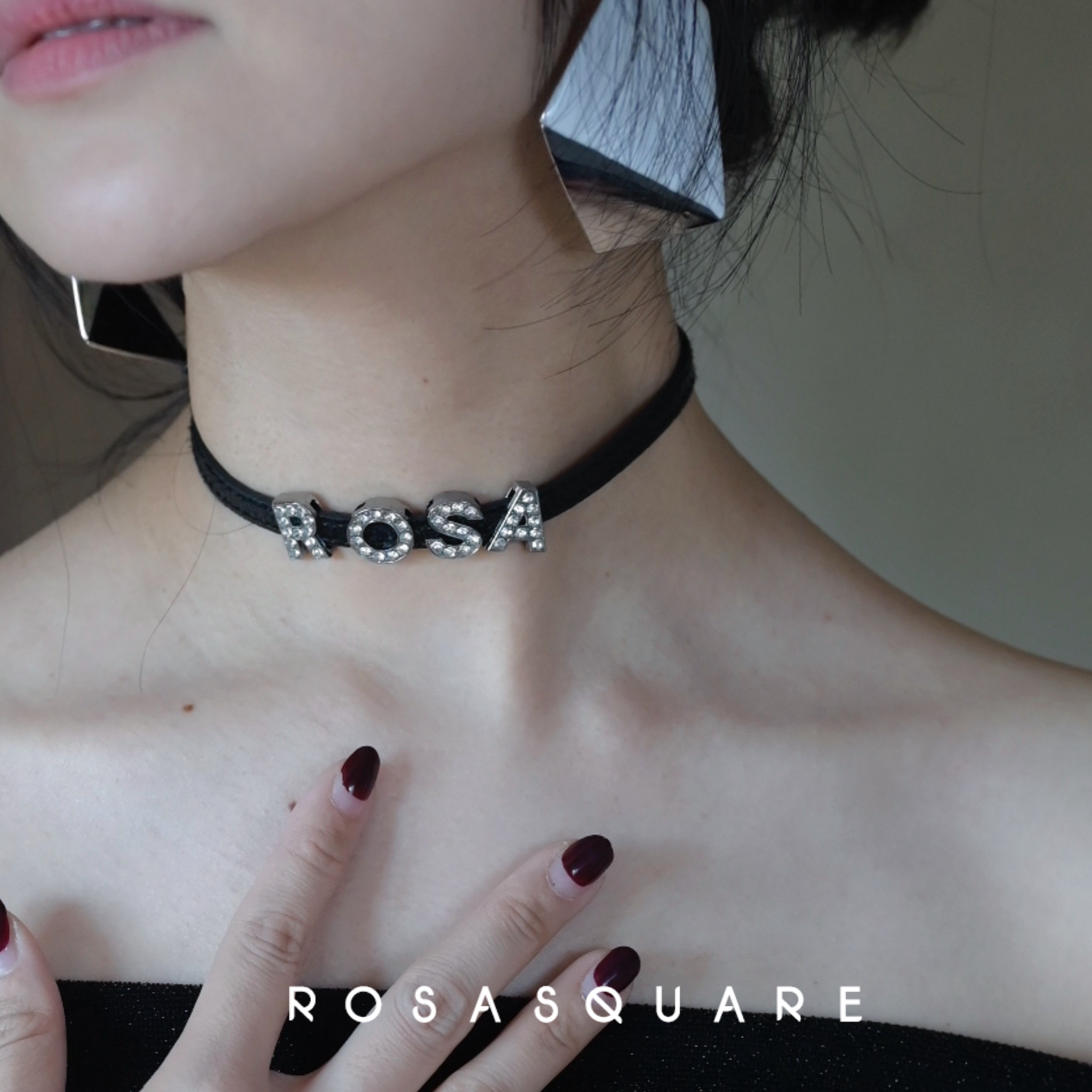 铜合金皮质吊坠 普氏公园RS【野生】小众设计师款锆石choker