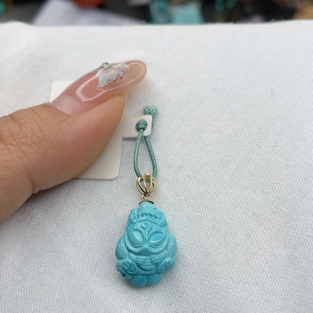 绿松石珠宝奇石未镶嵌