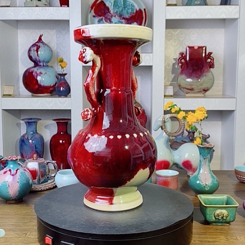 摆件禹州神后钧瓷原产地~