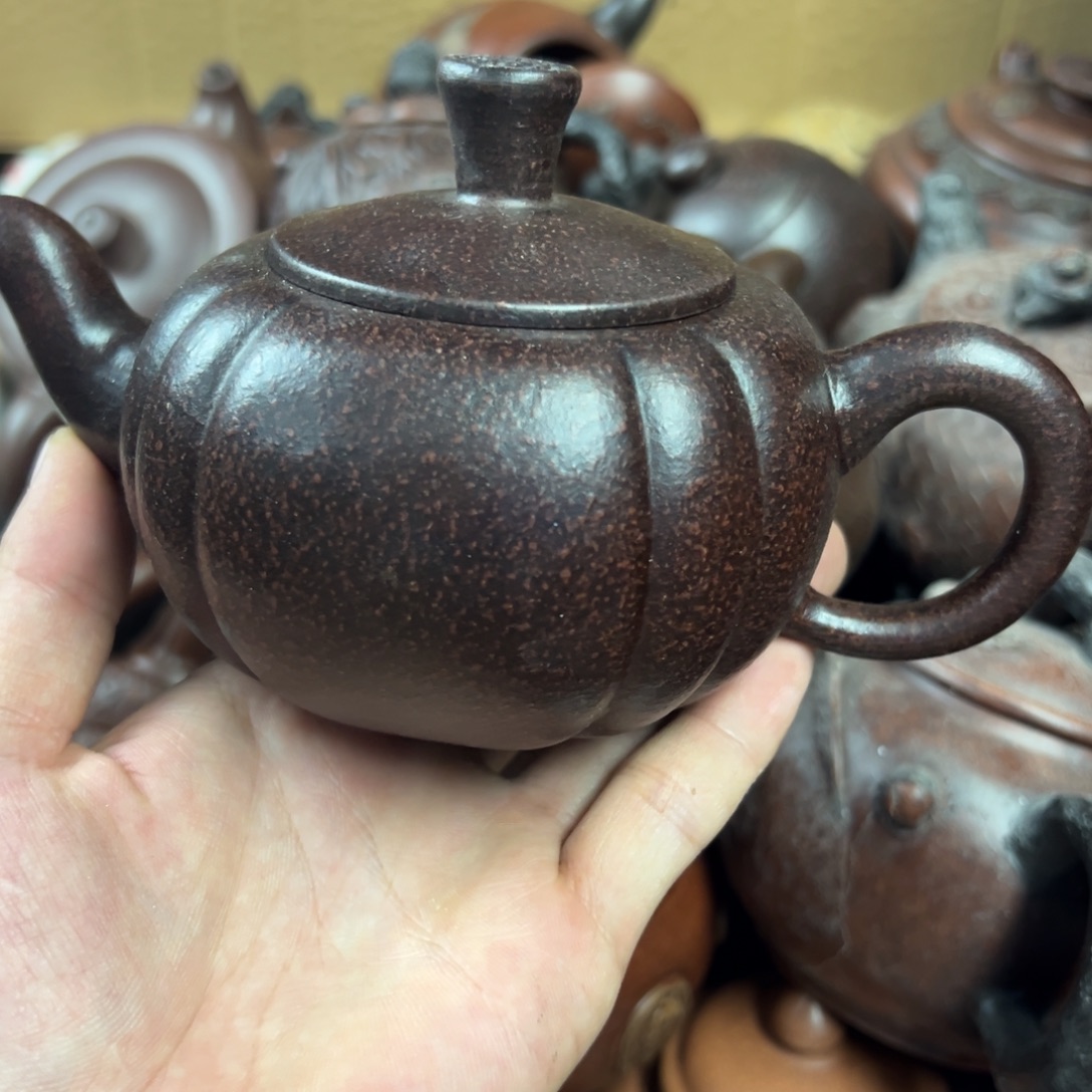 茶壶紫砂宜兴原矿紫砂壶300毫升容量