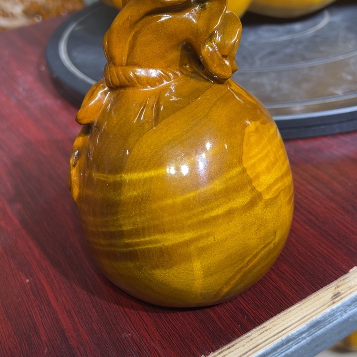 金丝楠木福袋小摆件