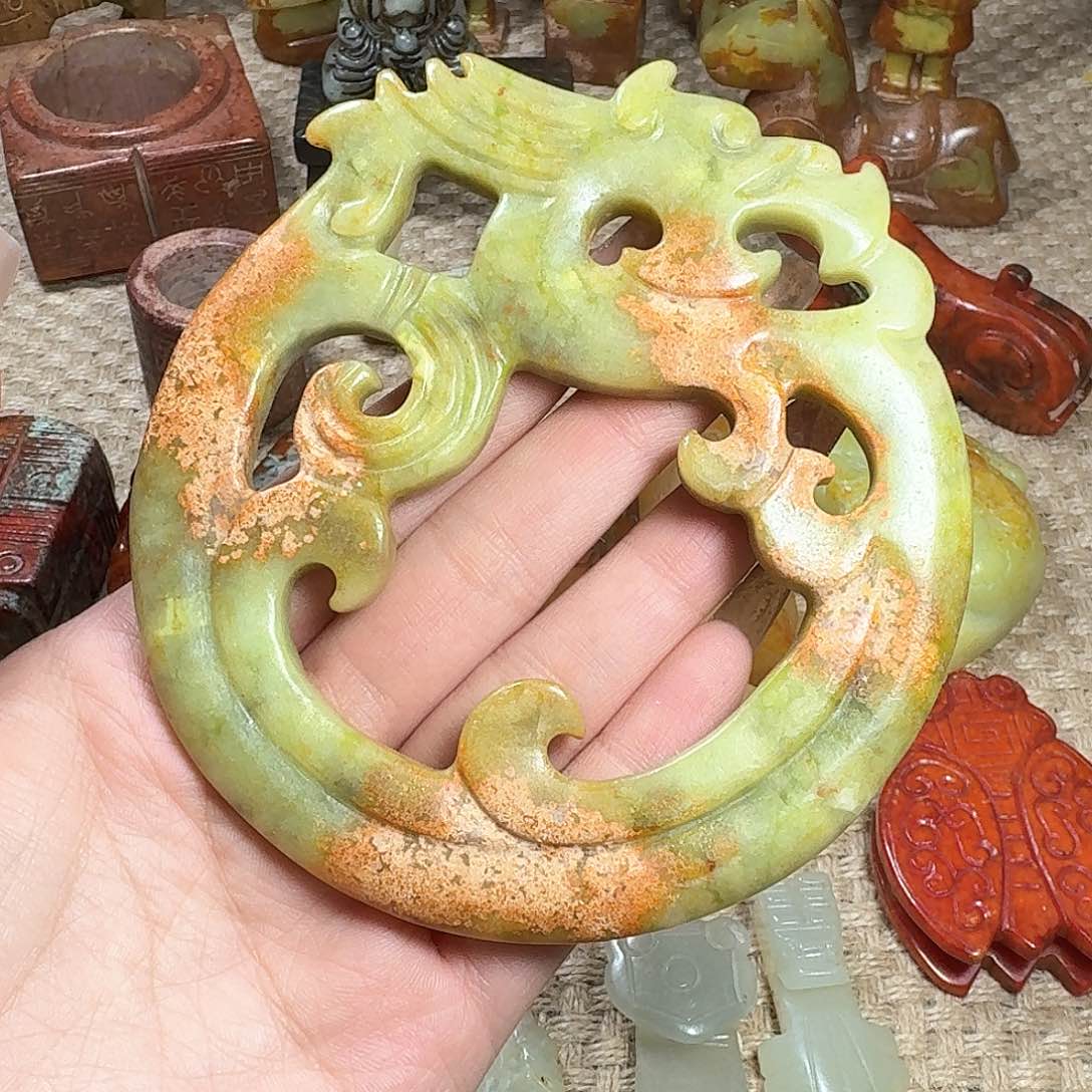 白玉菩提吊坠挂件