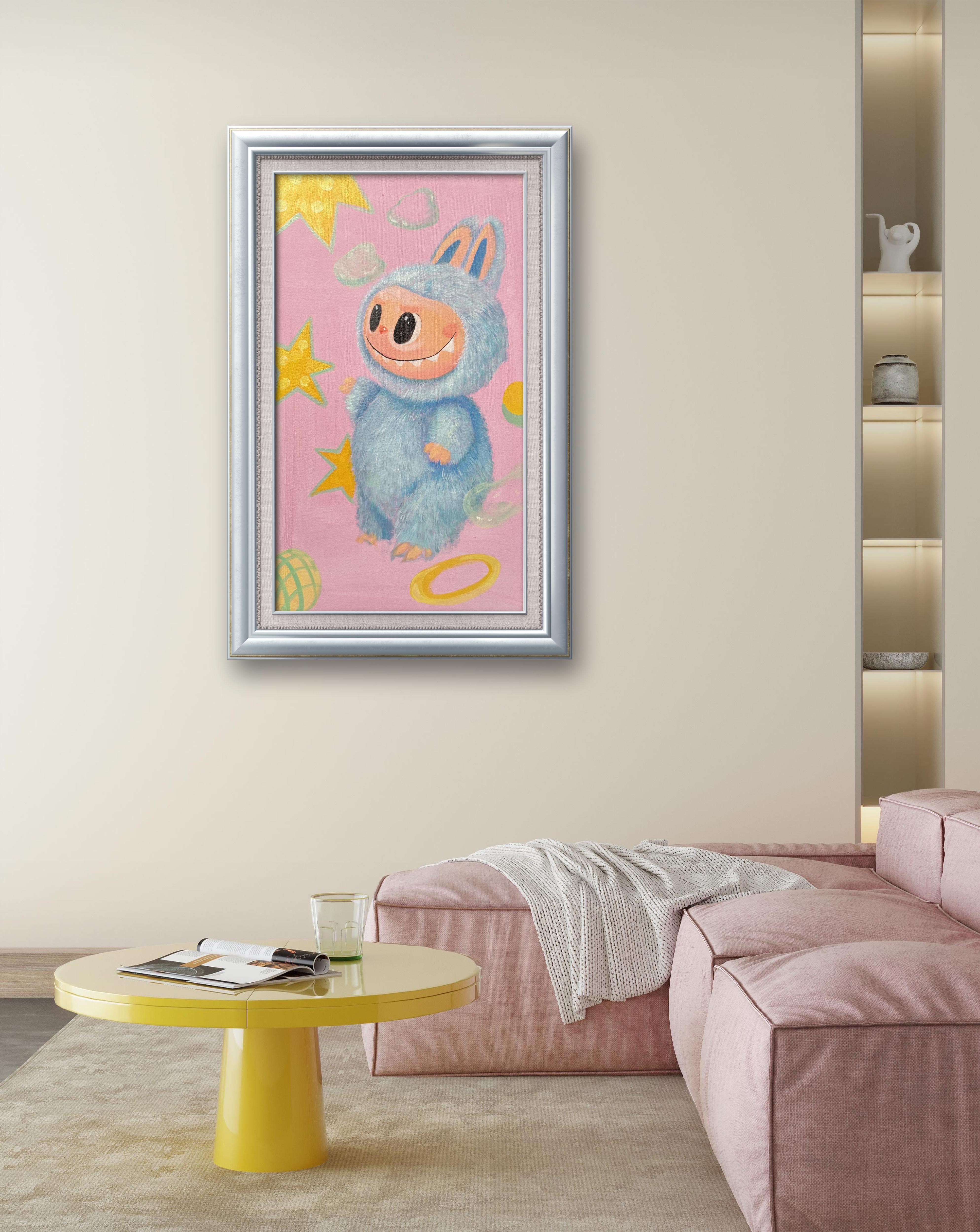 【星愿梦境】40cm*70cm可爱童趣治愈客厅卧室玄关挂画装饰画