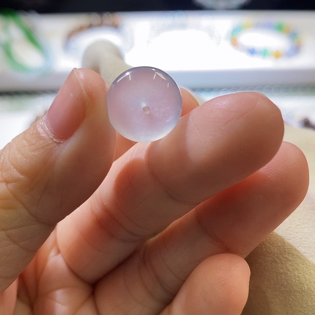 未镶嵌挂件翡翠鼓珠