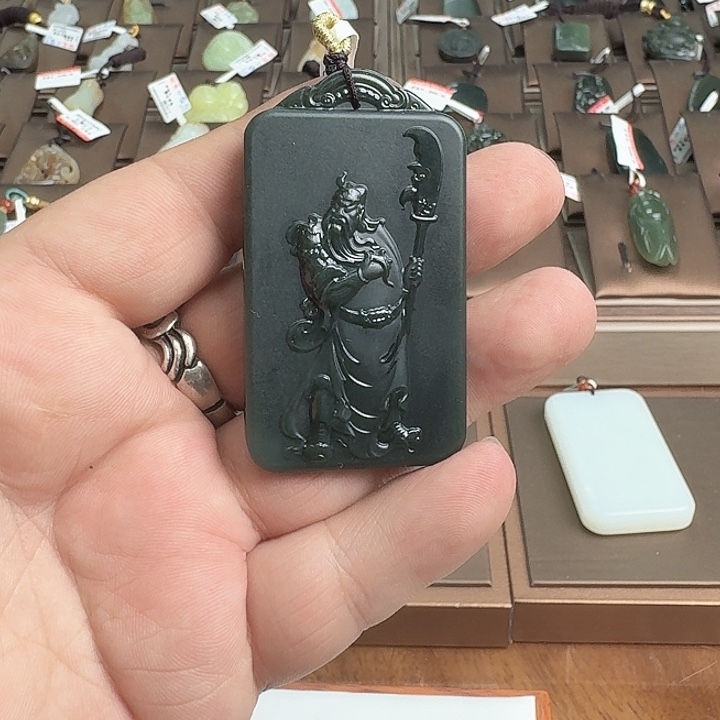 和田玉吊坠(不含链)未镶嵌