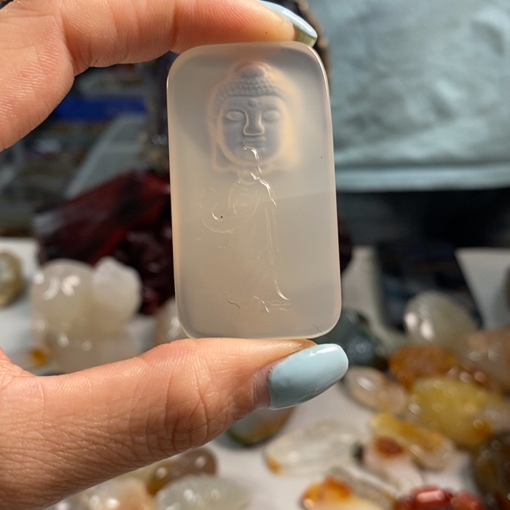 玛瑙/玉髓未镶嵌吊坠(不含链)