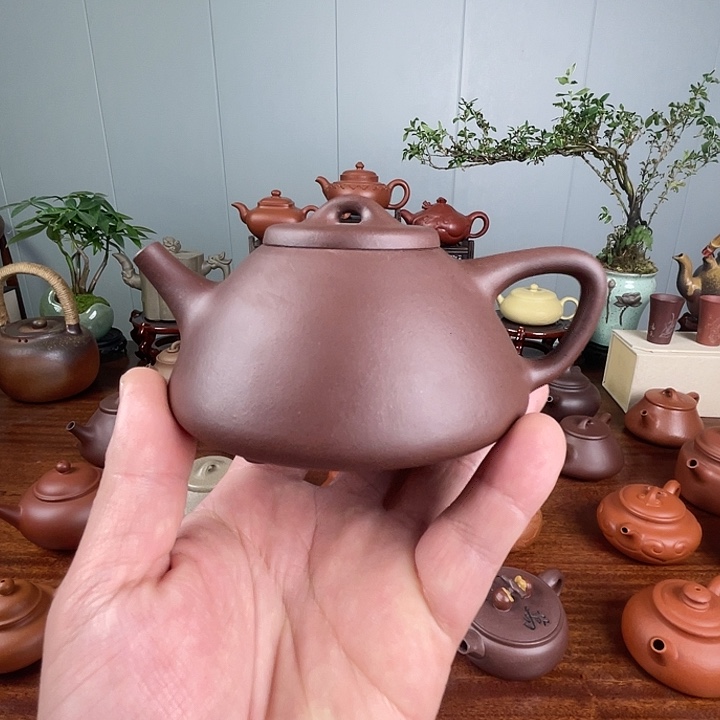 孞***）茶壶紫砂底槽清全手子冶