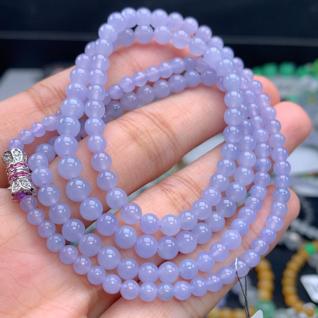 翡翠手链未镶嵌卡