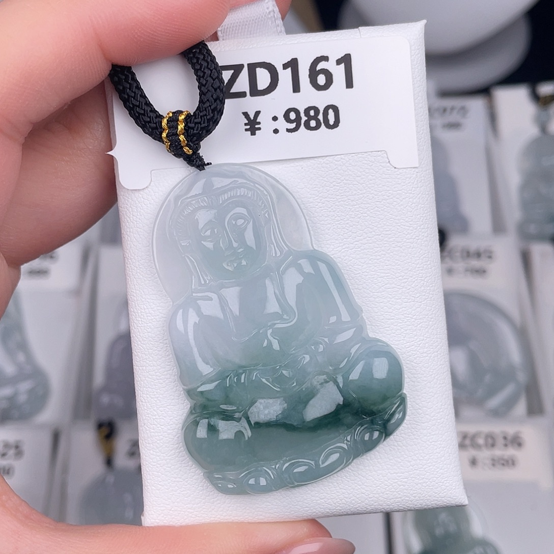 翡翠未镶嵌颈饰zd161