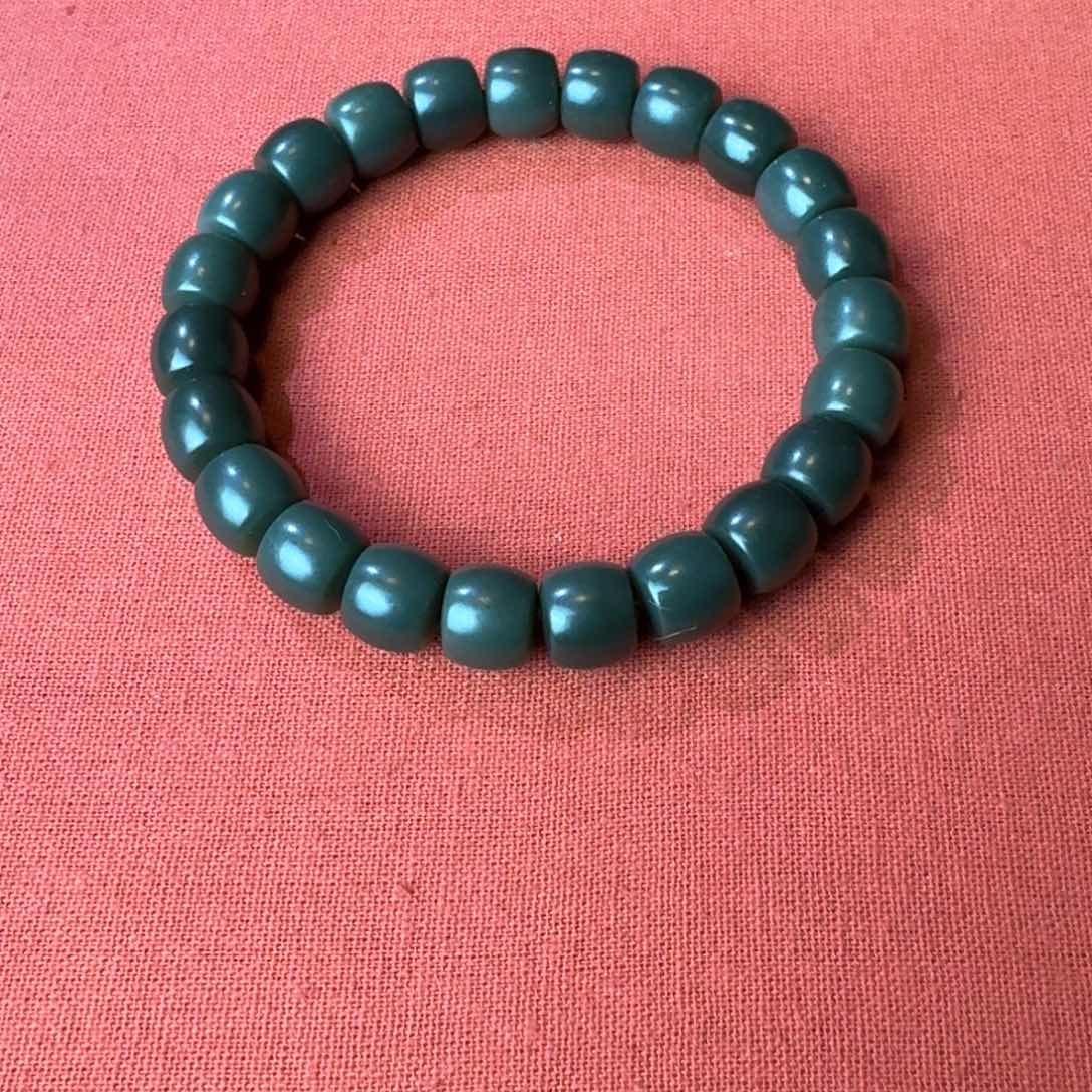 和田玉（青玉）手链未镶嵌