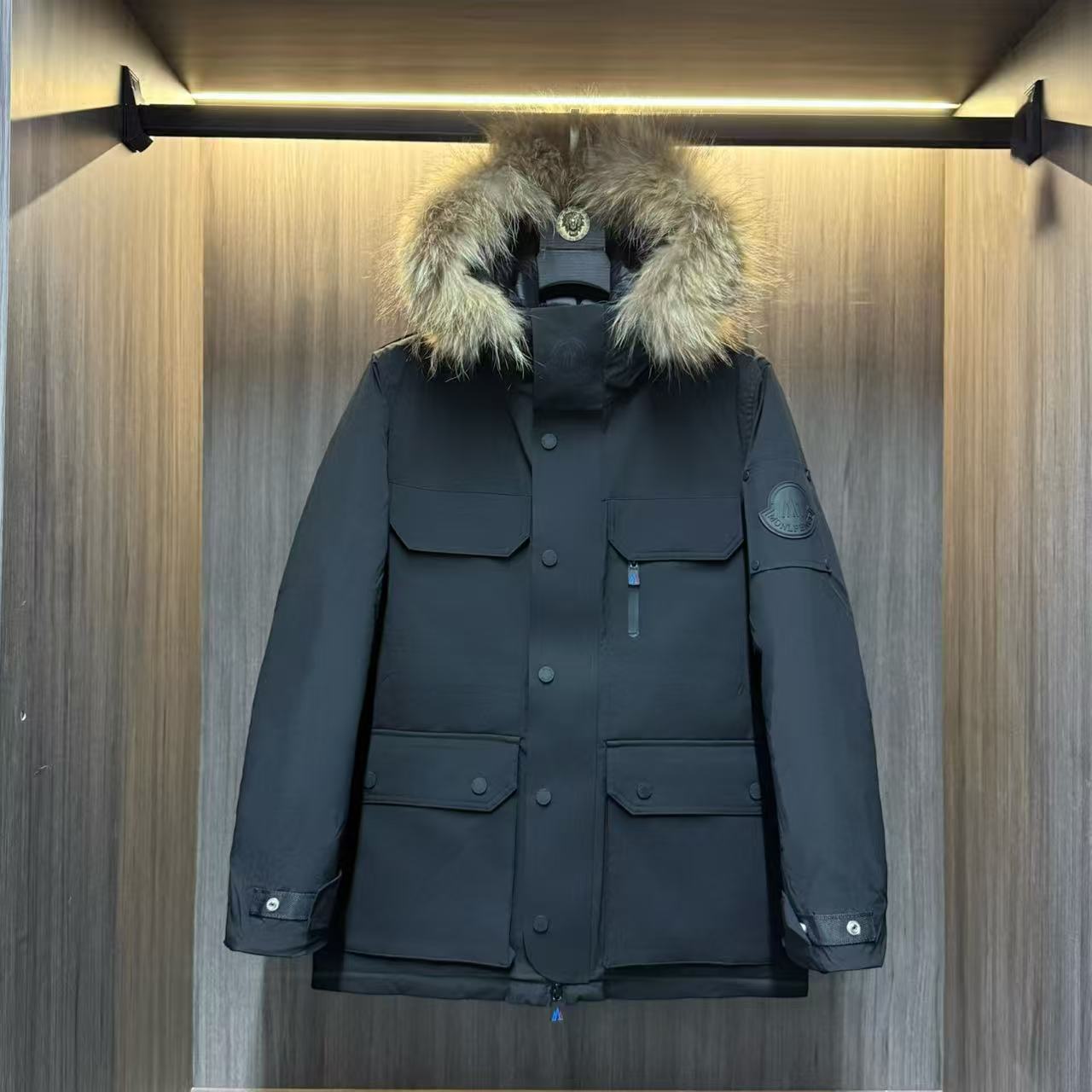 【金金】极寒系列男女同款派克时尚休闲连帽羽绒服外套-78777